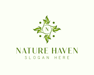 Natural Herbal Garden logo design