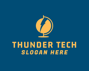Thunder Bolt Atlas logo design