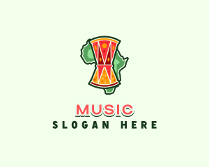 Cultural - Africa Talking Drum logo design