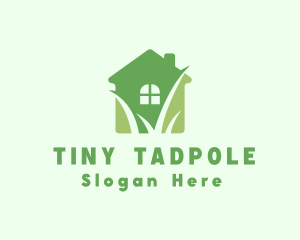 Apartment House Yard Grass logo design