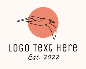 Wild Bird - Seabird Aviary Wildlife logo design