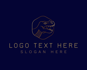 Dinosaur Raptor Predator logo design