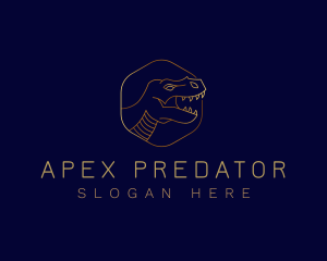 Predator - Dinosaur Raptor Predator logo design