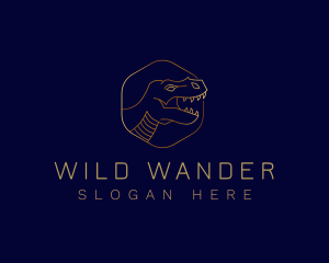 Dinosaur Raptor Predator logo design