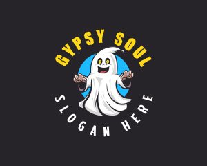 Spooky Ghost Spirit logo design