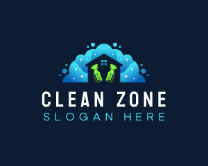 Sanitary - Sanitary Bubble Cleaner logo design