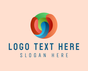 Search Engine - Modern Abstract Circle logo design