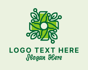 Bath Products - Nature Vine Cross logo design