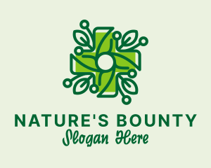 Nature Vine Cross  logo design