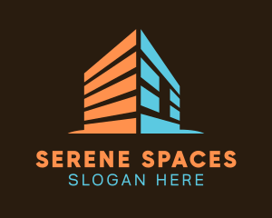 Office Space Building Contractor logo design