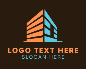 Architecture - Office Space Building Contractor logo design