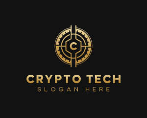 Cryptocurrency - Cryptocurrency Tech logo design