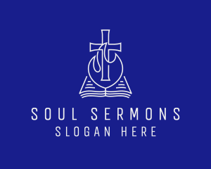 Preaching - Bible Christian Fellowship logo design