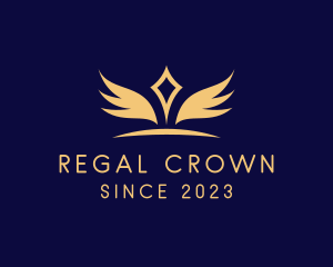 Wing Crown Royalty logo design