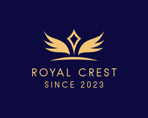 Majestic - Wing Crown Royalty logo design