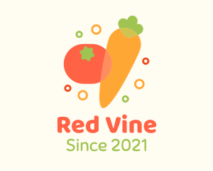 Tomato - Tomato Carrot Grocery logo design