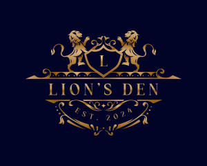 Lion Royalty Wealth logo design