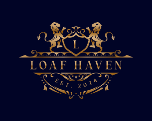 Lion Royalty Wealth logo design