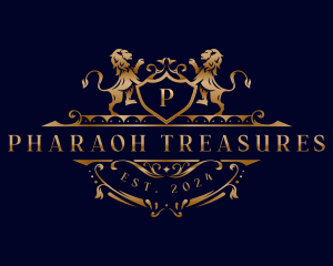 Lion Royalty Wealth logo design