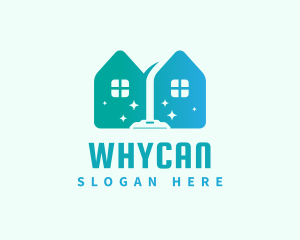 House Vacuum Clean Housekeeper Logo