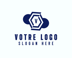 Generic - Geometric Sliced  Hexagon logo design