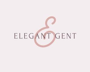 Feminine Elegant Brand logo design