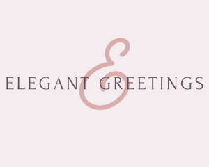 Feminine Elegant Brand logo design