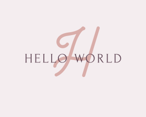 Feminine Elegant Brand logo design