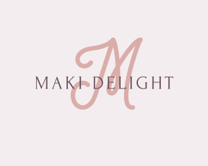 Feminine Elegant Brand logo design