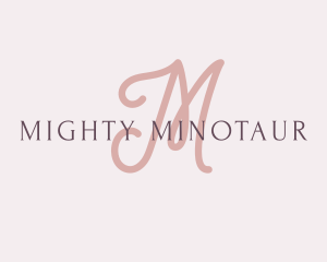 Feminine Elegant Brand logo design