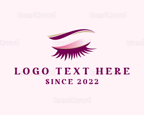 Eyelash Beauty Cosmetics Logo