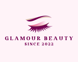 Cosmetic - Eyelash Beauty Cosmetics logo design