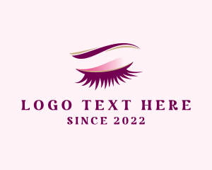 Eyelash Beauty Cosmetics logo design