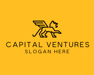 Capital - Mythical Luxury Griffin logo design