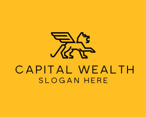Capital - Mythical Luxury Griffin logo design