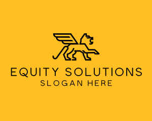 Equity - Mythical Luxury Griffin logo design