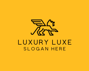 Mythical Luxury Griffin logo design