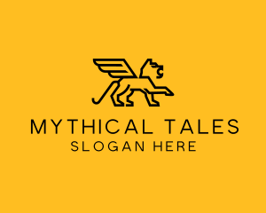 Mythical Luxury Griffin logo design