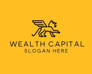 Capital - Mythical Luxury Griffin logo design