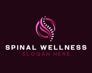 Spinal - Spine Body Chiropractor logo design