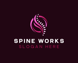 Spine - Spine Body Chiropractor logo design