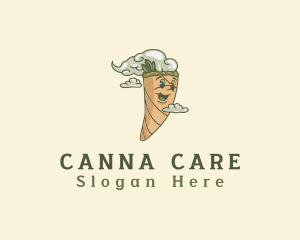 Cannabinoid - Dope Paper Weed logo design