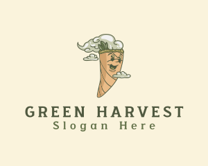 Cultivation - Dope Paper Weed logo design