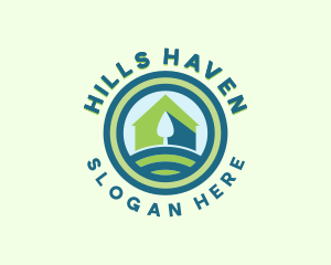 Lawn Hill House logo design