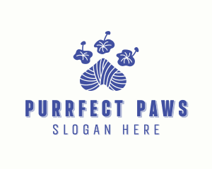 Paw Yarn Alteration logo design