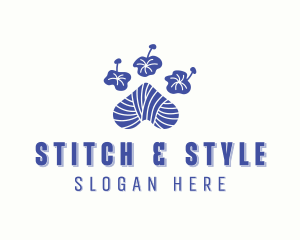 Paw Yarn Alteration logo design