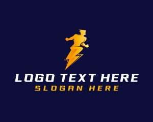 Human Lightning Power Logo