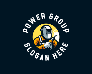 Industrial - Industrial Man Welder logo design