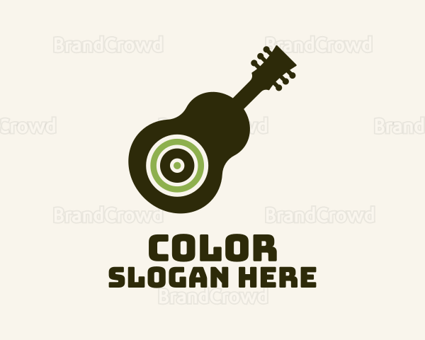 Guitar Subwoofer Music Logo