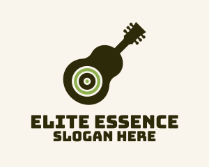 Singer - Guitar Subwoofer Music logo design